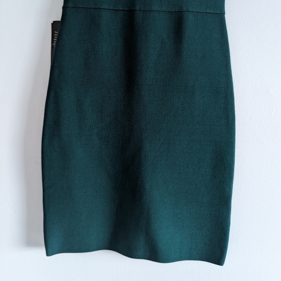 NWT Bebe x Naven Green Strappy Bodycon Mini Dress Size Medium - Picture 3 of 5